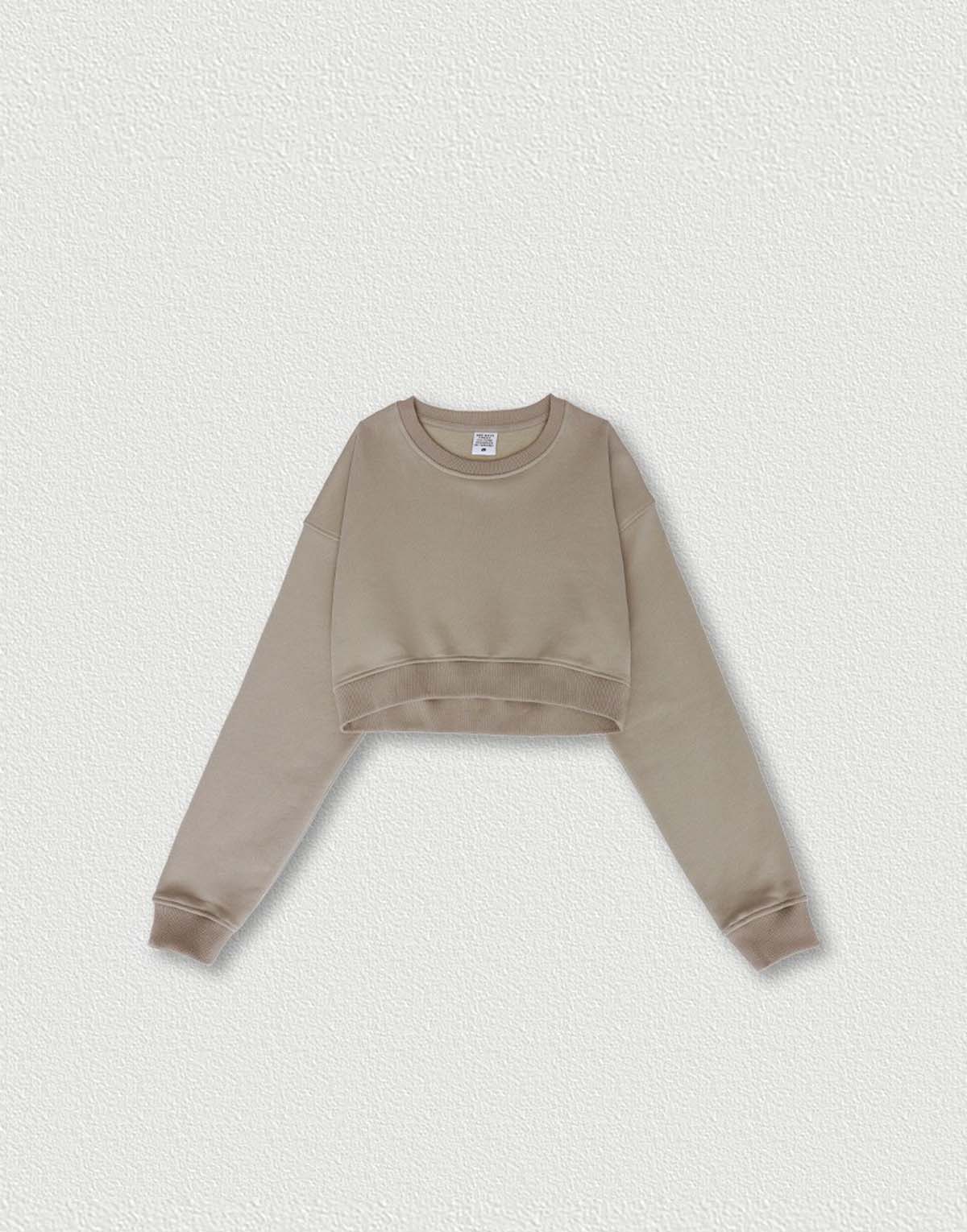 Women's short crewneck sweatshirt-wh290-1